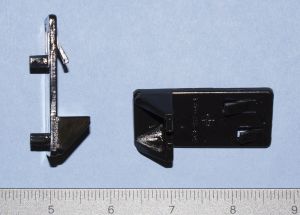 Heavy Duty Locking Shelf Support, Double Pin (Clear), 3220CL-32 (Bainbridge)