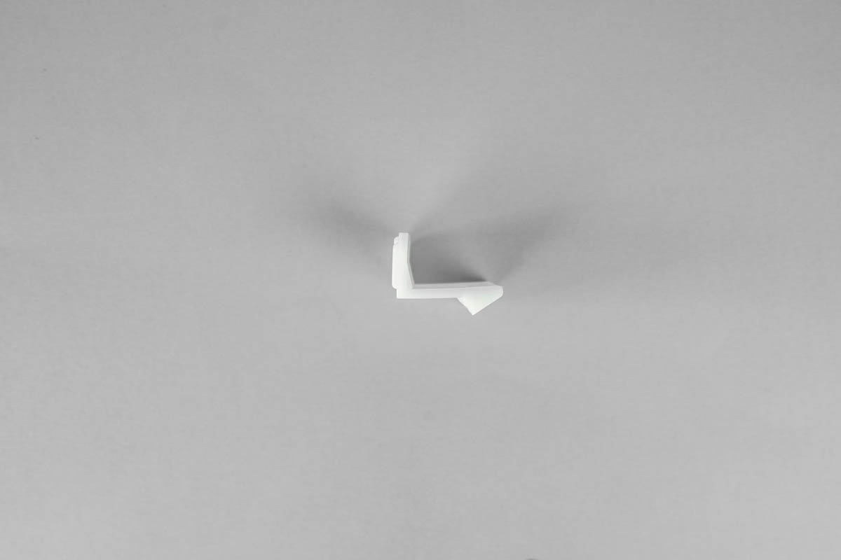 thumbnail image 2 of Pair Of Plastic False Front Cabinet Clips With Screws - Rok R3307 2 of 6