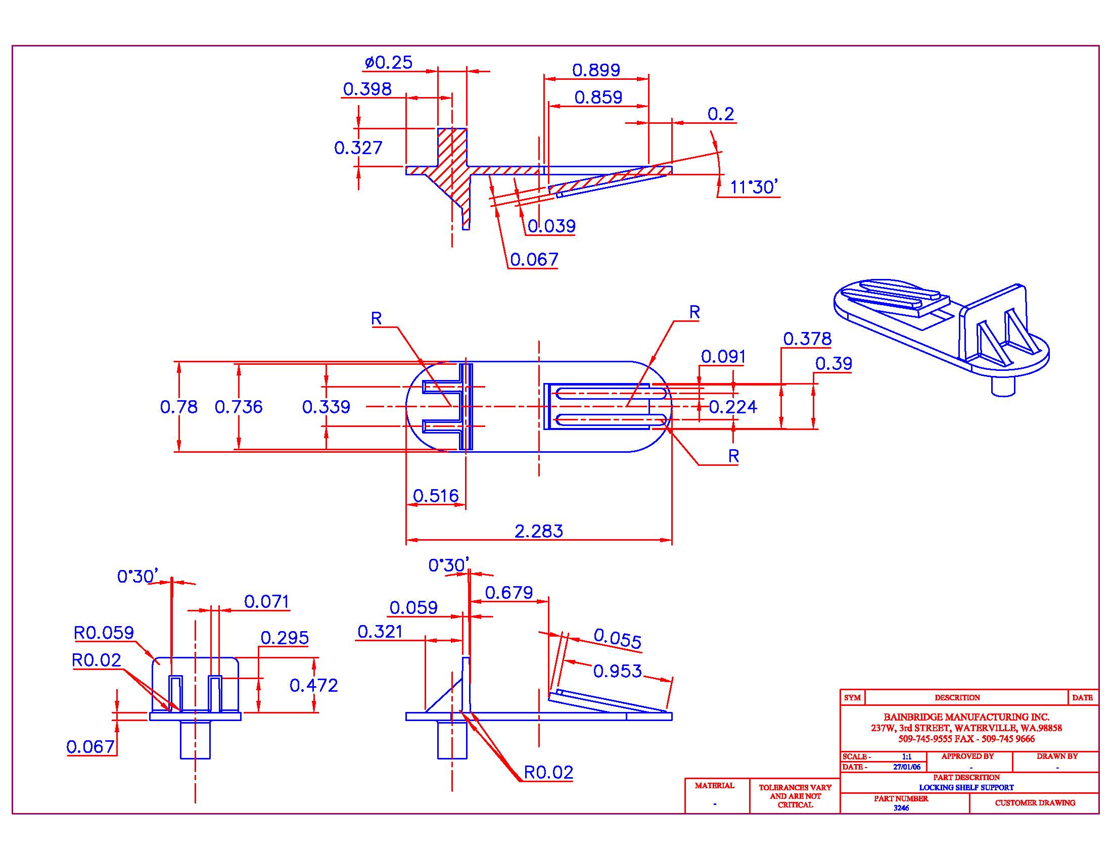 3246 Shelf Support 1/4" X 5/8" $60.00 / 1000 - Image 11