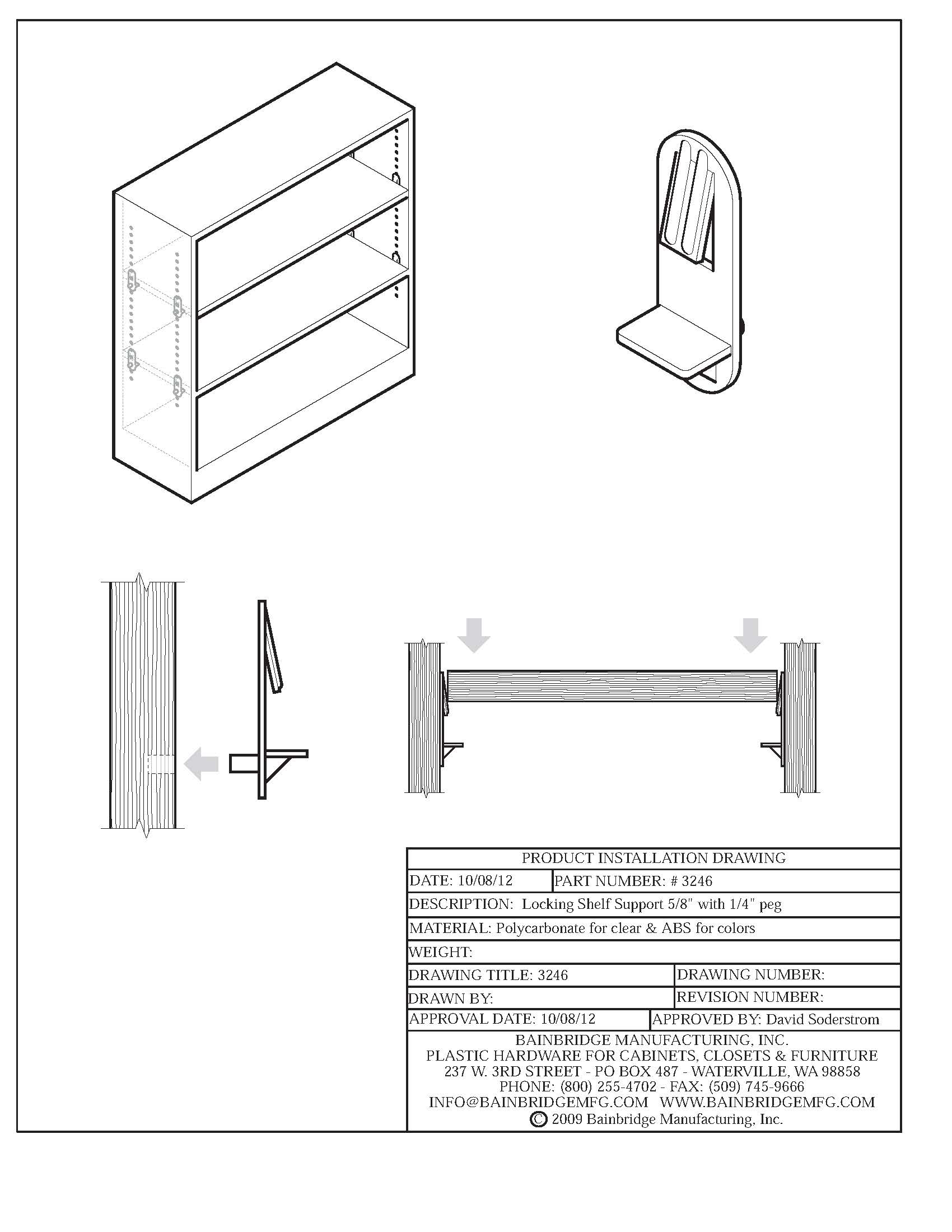3246 Shelf Support 1/4" X 5/8" $60.00 / 1000 - Image 12